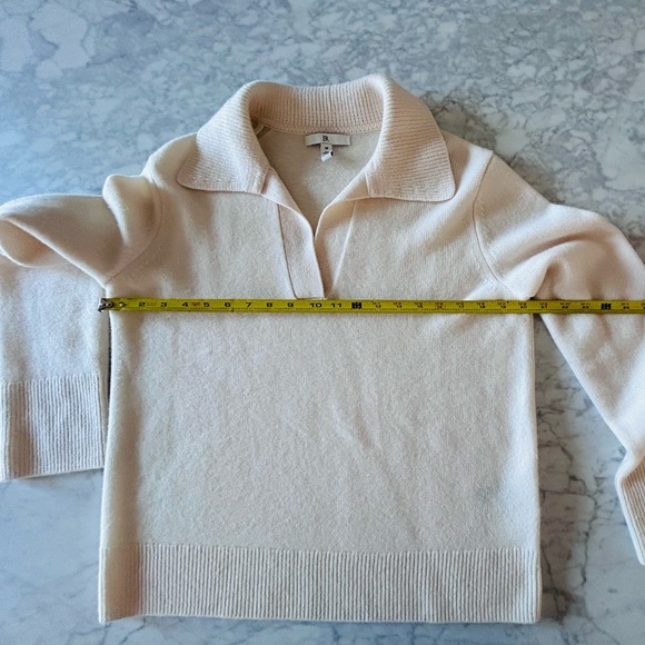 Banana Republic Cashmere ivory sweater medium - Picture 5 of 7